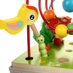 Развивающая игрушка деревянная Бизикуб с лабиринтом мал 10 в 1, коробка C-41732