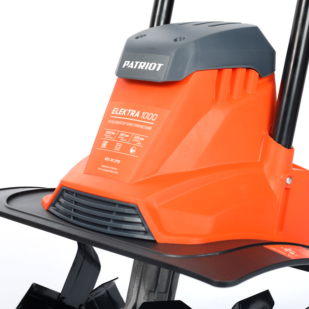 Культиватор электрический PATRIOT ELEKTRA 1000 мощность 1000Вт, ширина обработки 360 мм