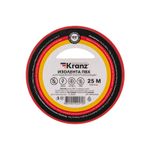 Изолента ПВХ 0,13х15мм, 25м, красная KRANZ
