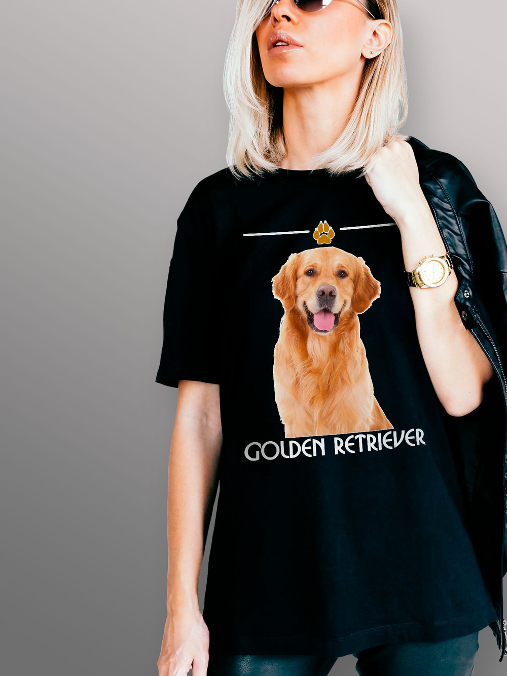 Футболка золотой ретривер