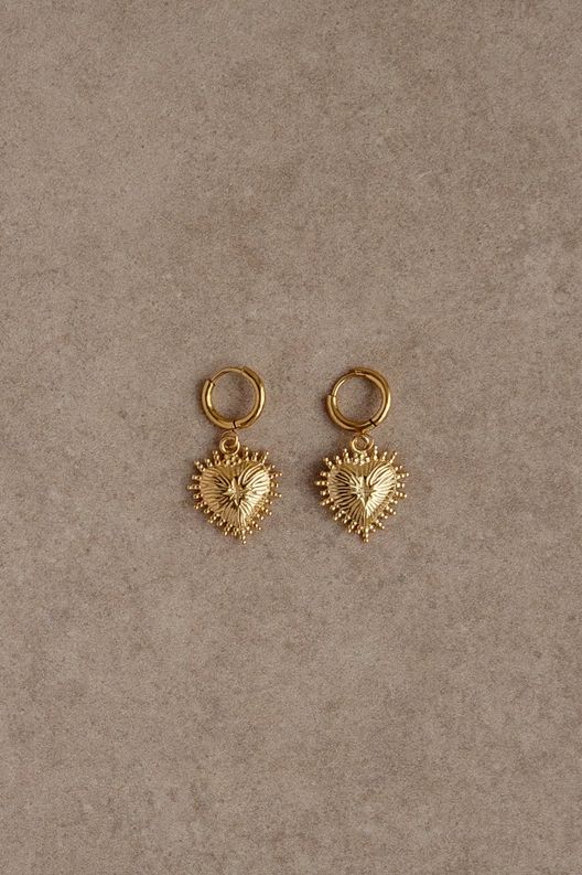 Серьги Светящиеся сердца NEW / Audeo