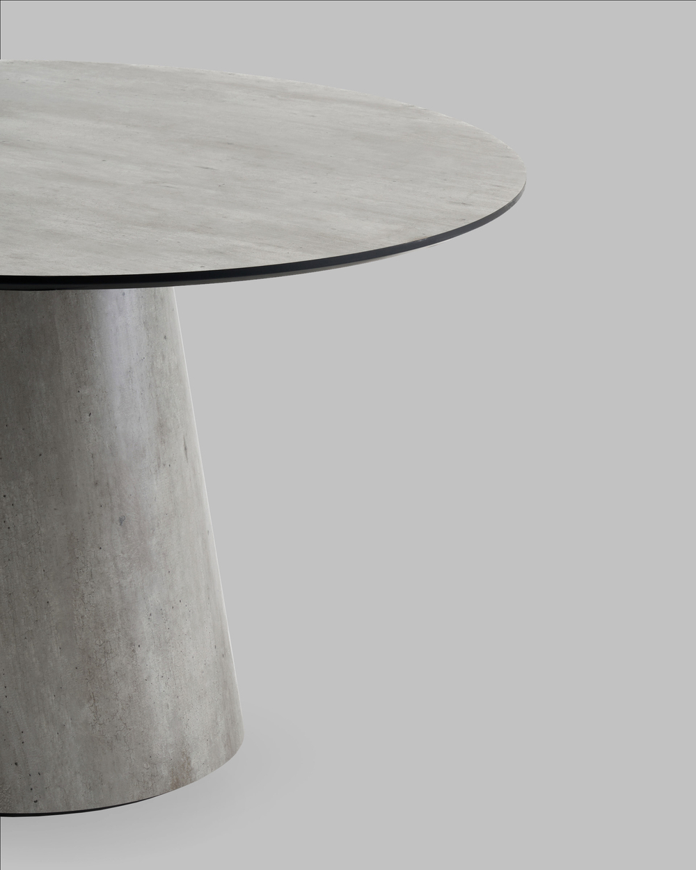 Стол круглый Стивенсон D120 столешница HPL метрополитан