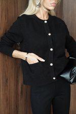 Кардиган из пряжи с кашемиром