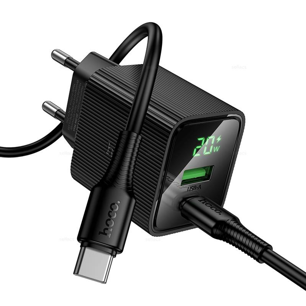 Зарядное устройство для Type-C PD20W+QC3.0 Hoco CS83A (black)