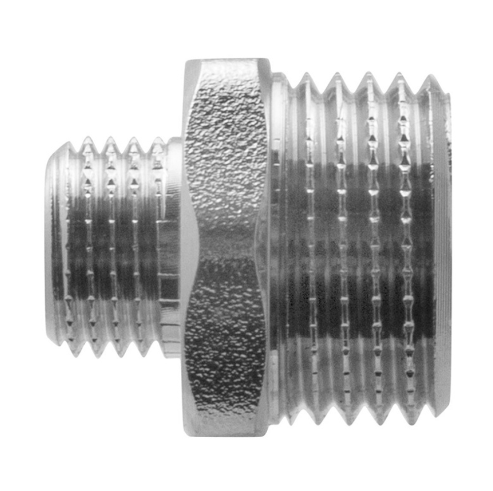 Ниппель (бочонок) переходной 1/2" x 1/4" НР