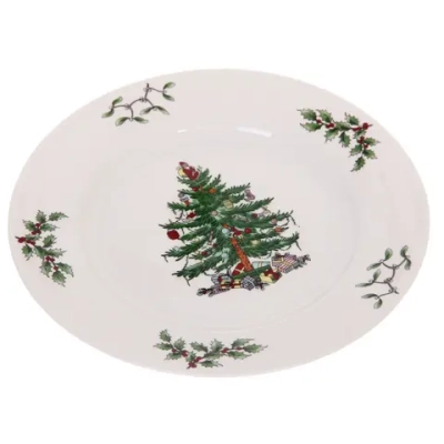 Тарелка керамическая «Ёлочка» 20,5*1,4см