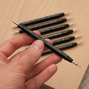 Инструмент для установки застежек с линейкой