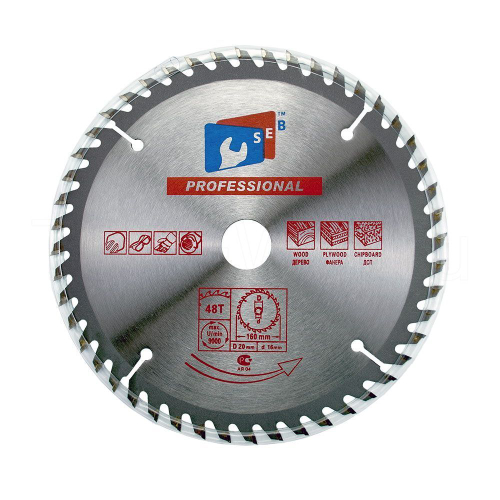 Пильный диск SEB по дереву 165 48зуб.*20мм