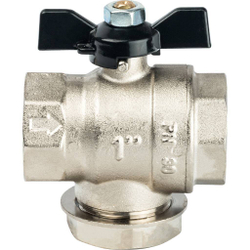 Шаровой кран с фильтром 1