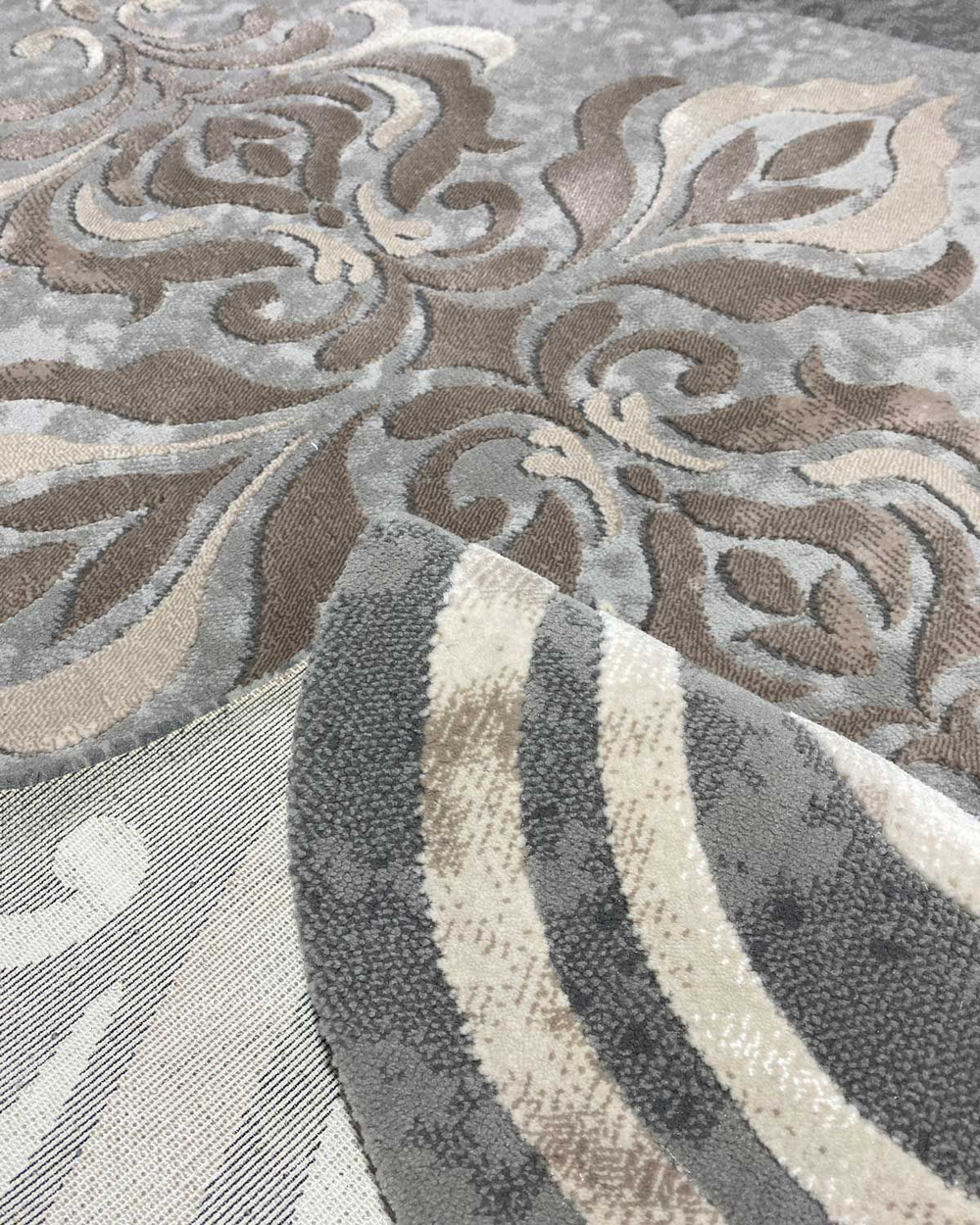 Ковер Safir 00856C Gray/Brown Прямоугольник (1.95 х 2.9)