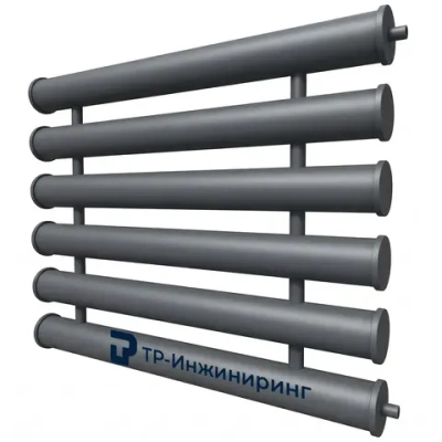 Регистр отопления РСП-6x57x3,0-4000 шестирядный секционный с плоскими заглушками