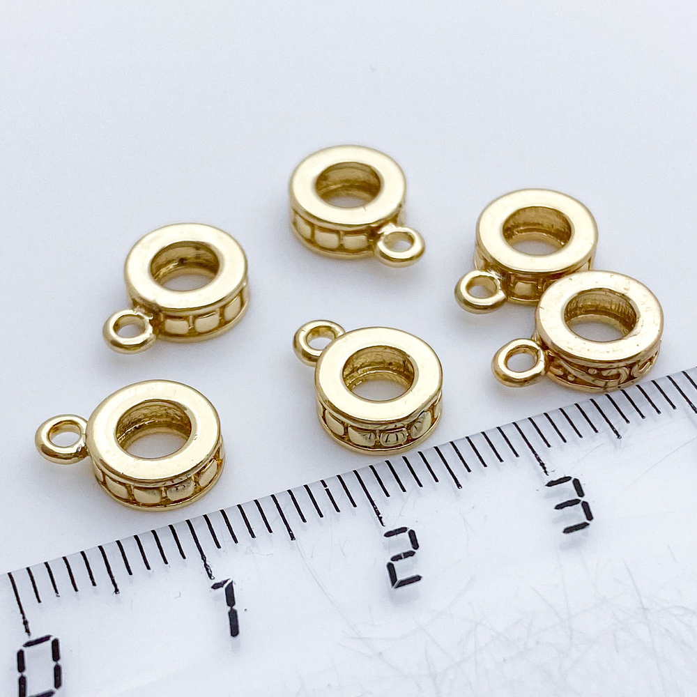 Бейл, цвет золото, размер 10*3 мм, цена за 1 шт