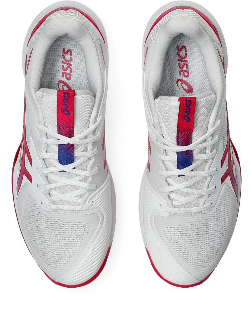 Женские Кроссовки теннисные Asics Solution Speed FF 3 Clay - белый/ярко-розовый