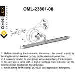 Светодиодная подсветка Omnilux Bolsena OML-23801-08