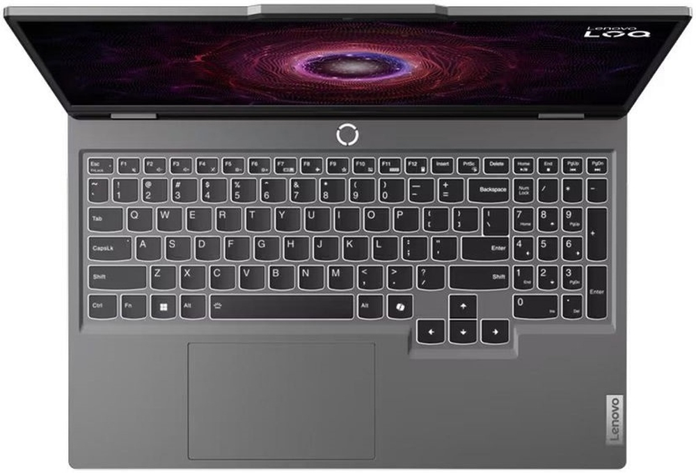 Ноутбук  Lenovo LOQ 15ARP9 15.6 ", Ryzen 7, 16 Гб RAM, 512 Гб SSD, GeForce RTX 4050, Серый