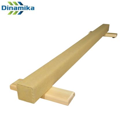 Бревно гимнастическое детское 2000 мм на опорах (ковролин)