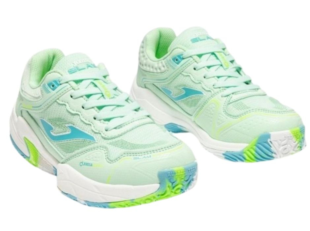 Детские кроссовки для Падел Joma Slam JR 2624 - turquoise