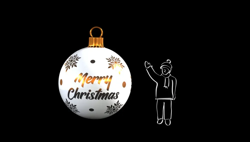 Большой Шар новогодний