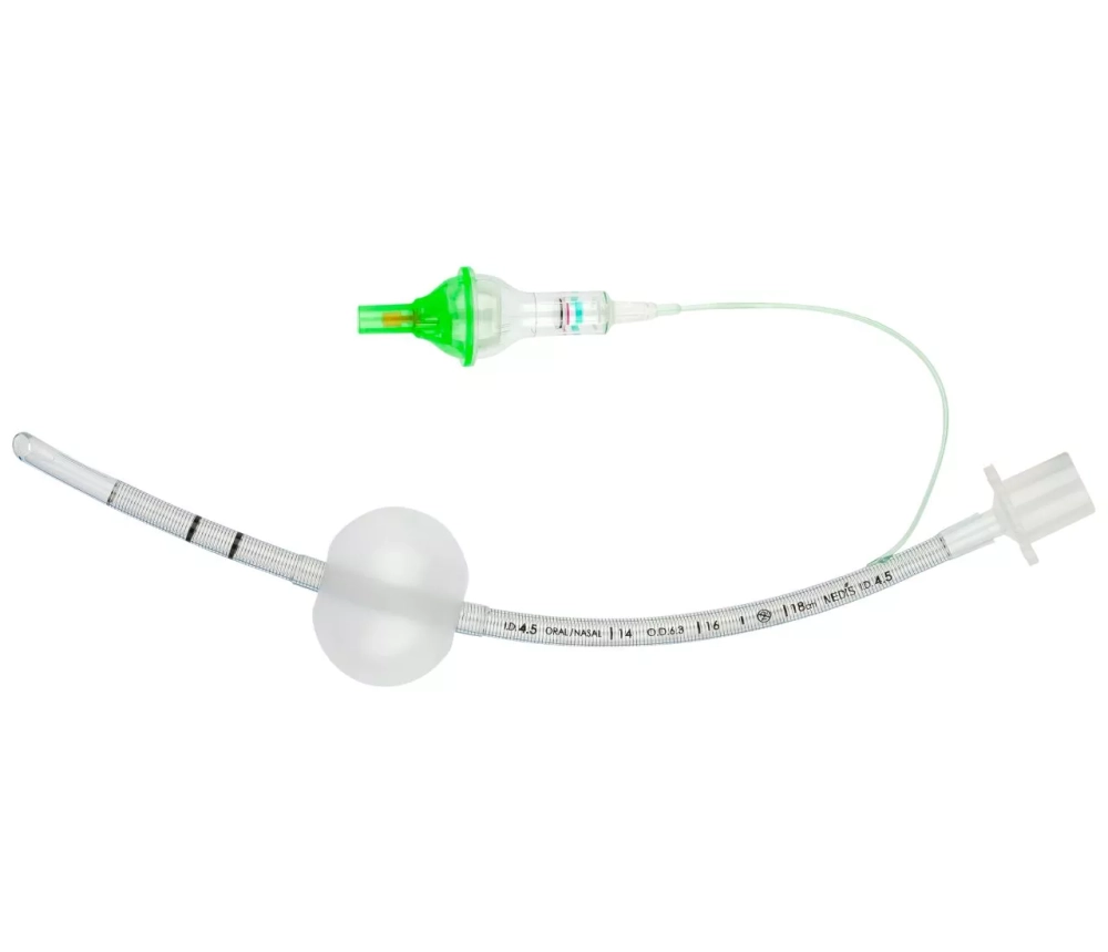 Medis Pat-Tube Трубка эндотрахеальная армированная с фарингеальной манжетой и индикатором давления AccuCuff для детей