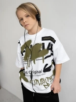 Спортивный костюм для мальчика с шортами в школу