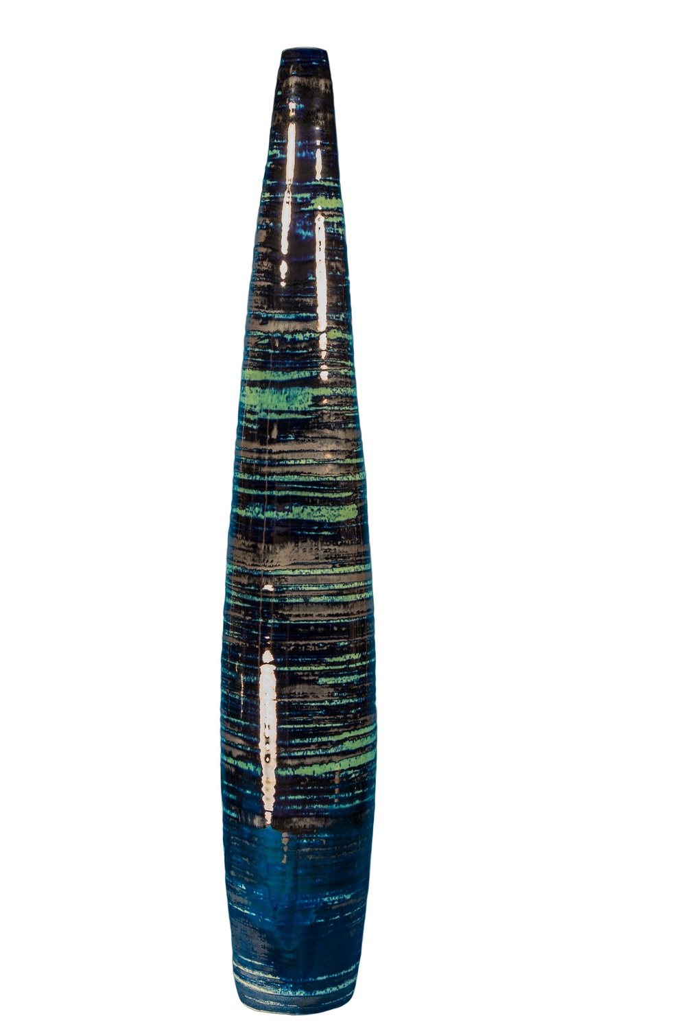 Элитная ваза декоративная керамическая высокая Maelstrom от S. Bernardo из Португалии