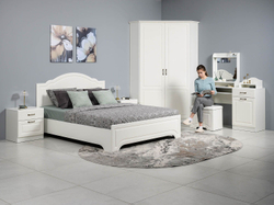 Спальня Ливерпуль 1 Белый/Ясень ваниль