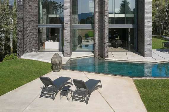 Шезлонг Atlantico антрацит