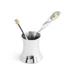 Турка для кофе с ложкой Michael Aram Pomegranate Silver & Gold средняя