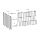 Сервант Mikko с ящиками