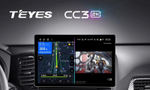 Магнитола Mitsubishi Outlander 3 2019-2022 (левый руль, прямоугольный климат) - Teyes CC3-2K монитор 13", QLED+2K, Android 10, 4G SIM-слот, CarPlay