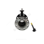 Кран шаровой сталь 09Г2С Ballomax КШТ 61.103 Ду 125 Ру25 фл L=325мм под электропривод с рукояткой ISO F07 BROEN КШТ 61.103.125.А.25