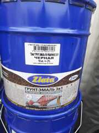 Грунт-Эмаль по ржавчине. Чёрная. 18кг.