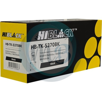 Тонер-картридж Hi-Black (HB-TK-5370Bk) для Kyocera ECOSYS PA3500/PA3500cx/MA3500/MA3500cix, Black, 7K