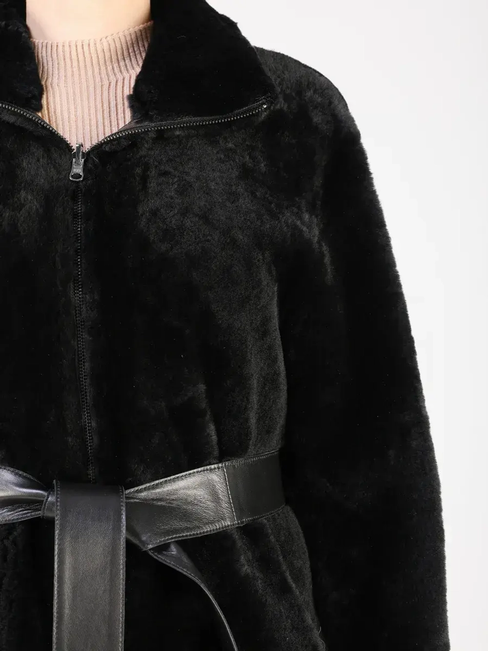 Дубленка зимняя шуба натуральная двухсторонняя