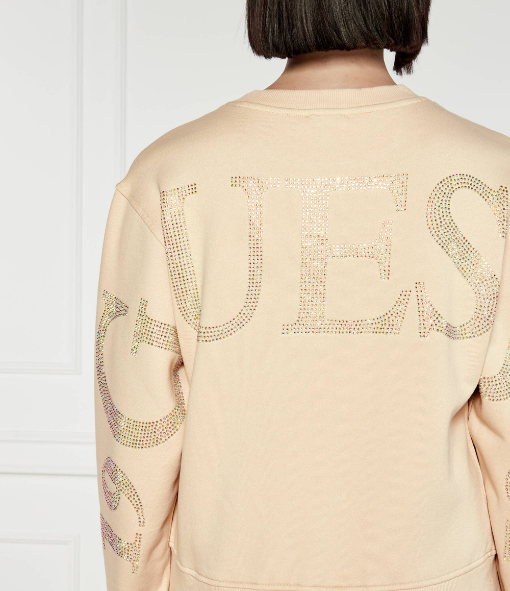 Худи GUESS - бежевый(W4YQ17 KC8I0)