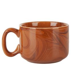 Набор чайный 8пр. "Wooden Grain" (4 персон) v=200мл (фарфор) (подарочная упаковка)