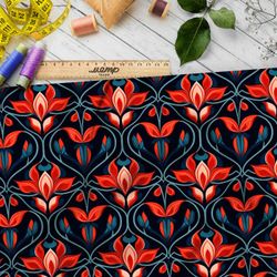 Ткань премиум Оксфорд 600D орнаментальные мотивы