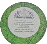 100 драм. Бонек - Короли футбола. Армения. 2009 год