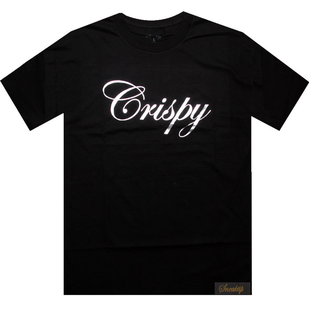 Футболка Sneaktip Crispy черная вид спереди