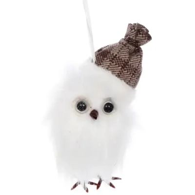 Подвеска «Зимняя совушка» 18 см, Коричневый (микс дизайнов)