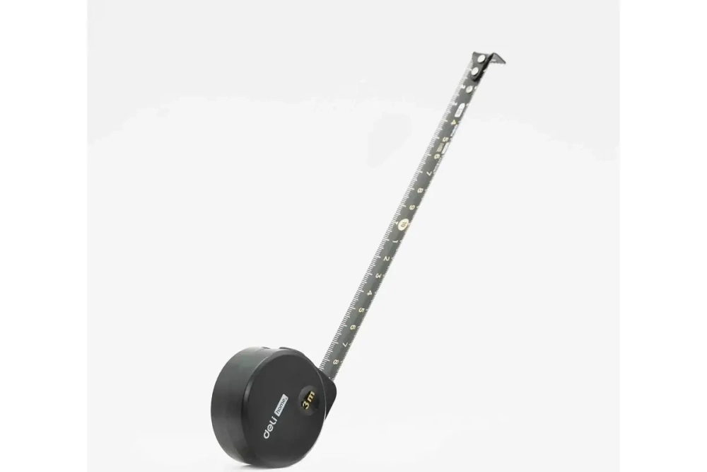 Рулетка DELI Home Series Black HT8316 3 м