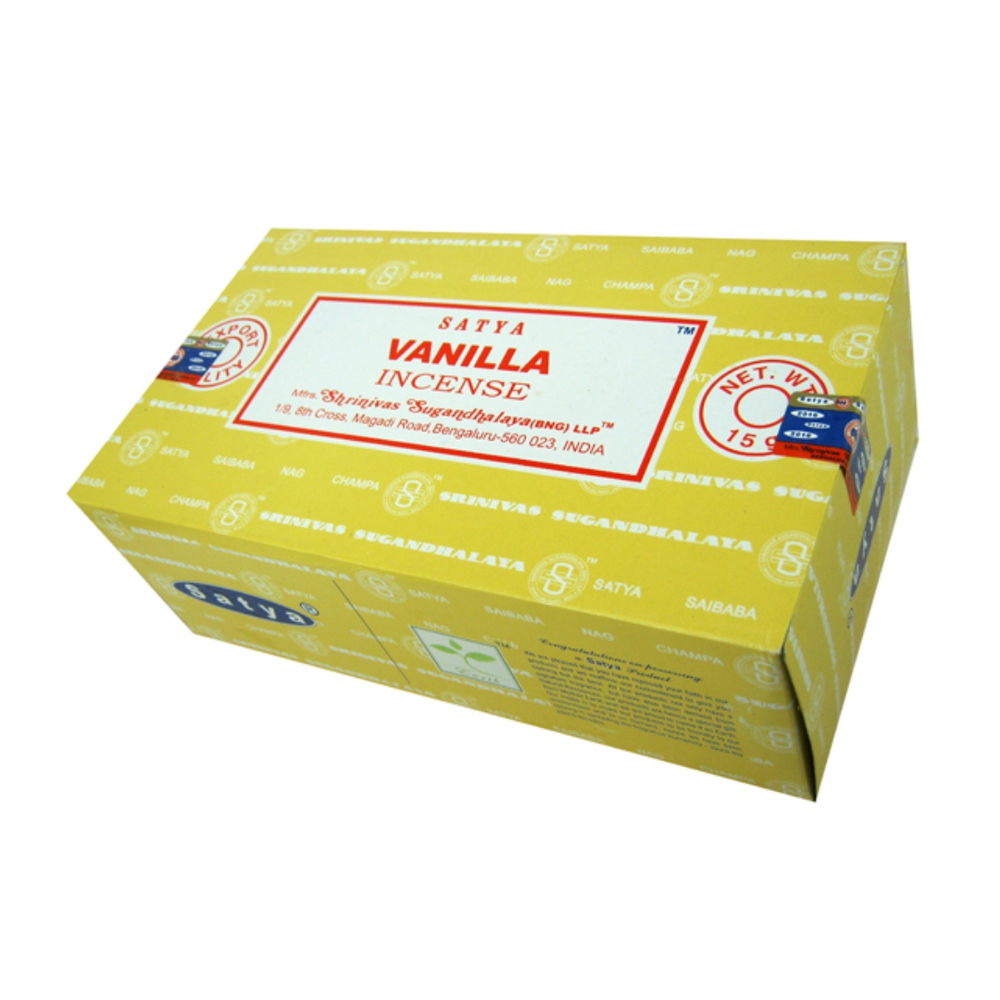 Благовония ваниль Сатья серия incense /  Vanilla Satya