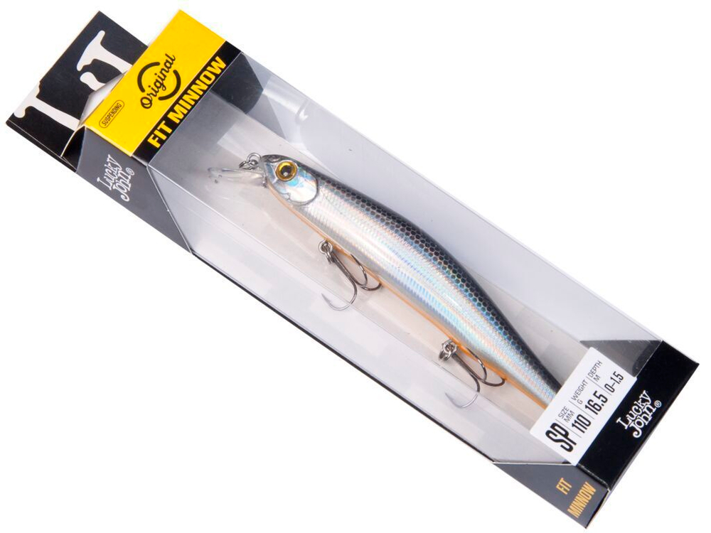 Воблер Lucky John Fit Minnow 110SP (Original) 11 см, цвет 303, 16.5 г