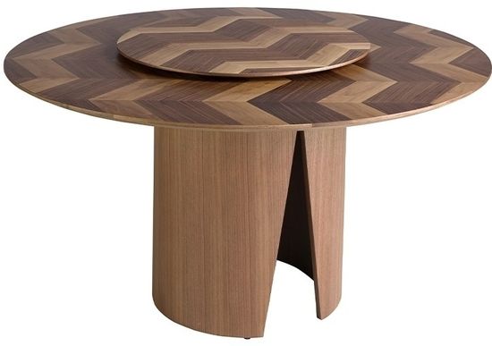 Круглый обеденный стол 1130/DT939 из грецкого ореха Испания 