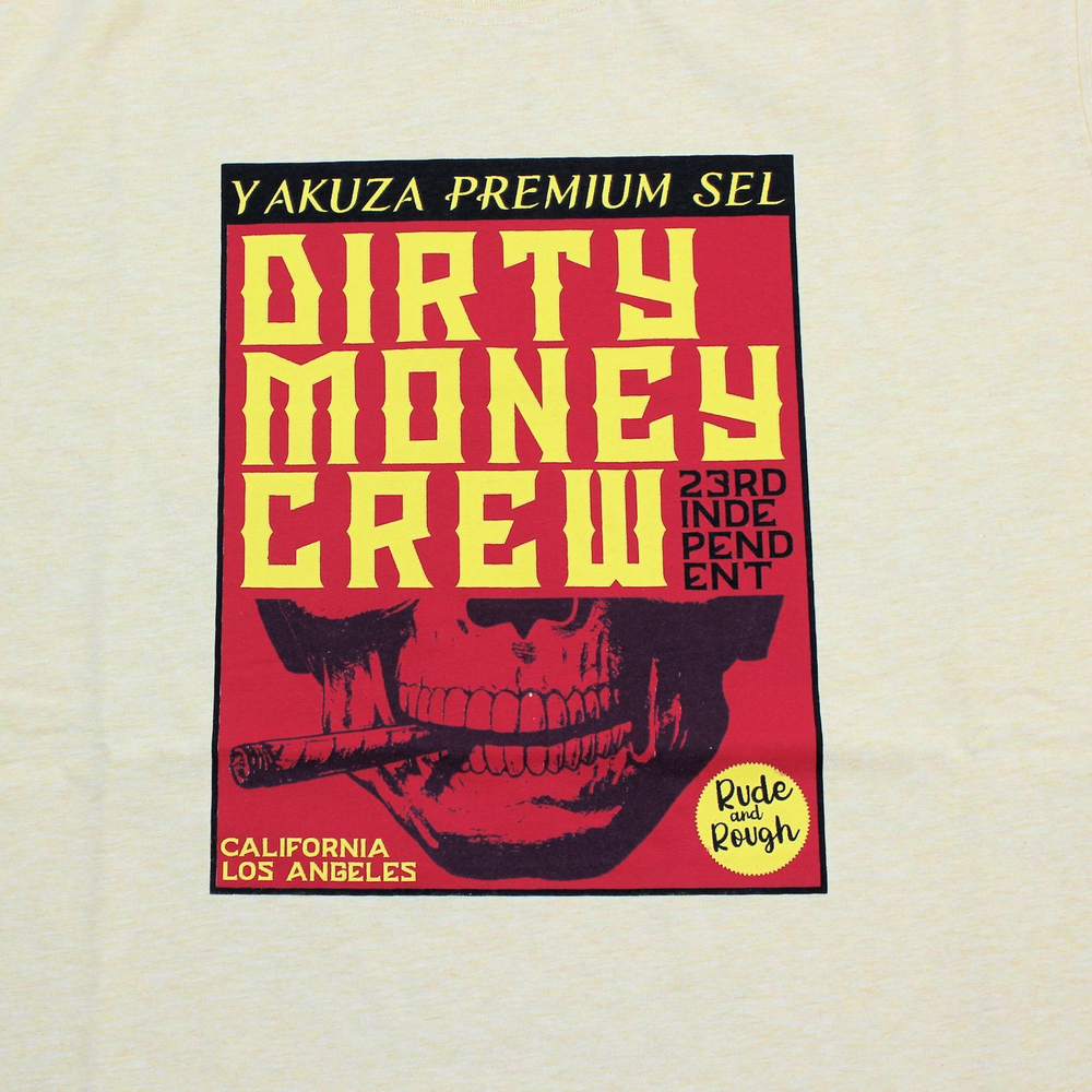 Футболка светло-желтая Yakuza Premium 3511-1