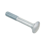 БОЛТ МЕБЕЛЬНЫЙ СТРОЙБАТ DIN 603  8X100 (БЕЛЫЙ ЦИНК 10 ШТ)