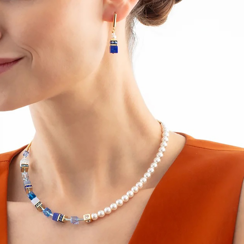 Серьги Coeur de Lion Blue-Gold 5086/21-0716