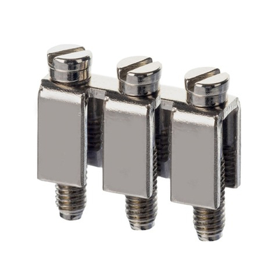 Перемычка винтовая для мини-клемм на 4 кв.мм, 3-х полюсная