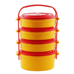 Комплект контейнеров "Трапезница" из 4х шт D=150см 0,6л+0,6л+0,6л+1л цвет в ассортименте