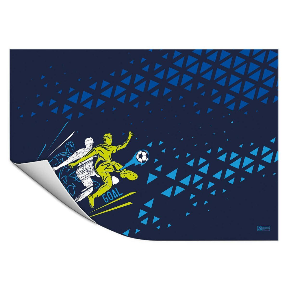 Настольное покрытие 50х70см "Футболисты" ПВХ, 130мкм (Феникс+)